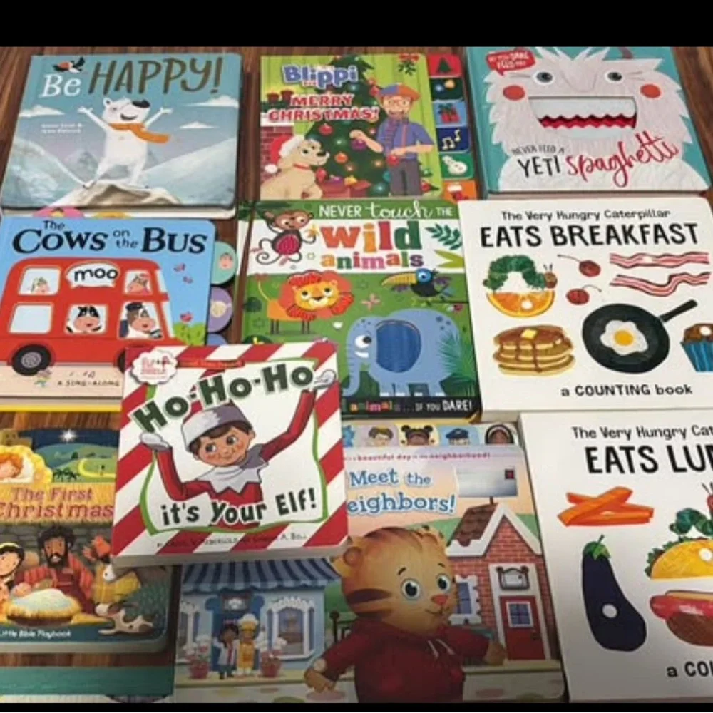 10-book bundle Children's boardBook Collection touch and feel activity book